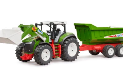 roadmax traktor mit frontlader und kippanhänger