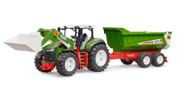 roadmax traktor mit frontlader und kippanhänger