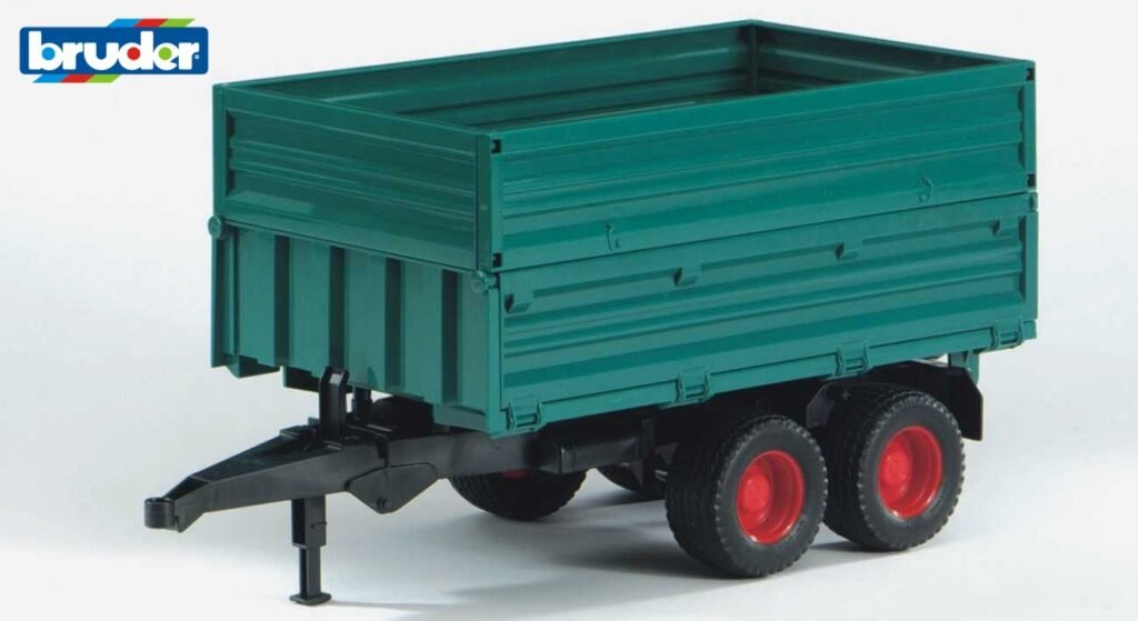 Tandemachs-Transportanhänger mit Aufsteckbordwand roadmax traktor mit frontlader und kippanhänger