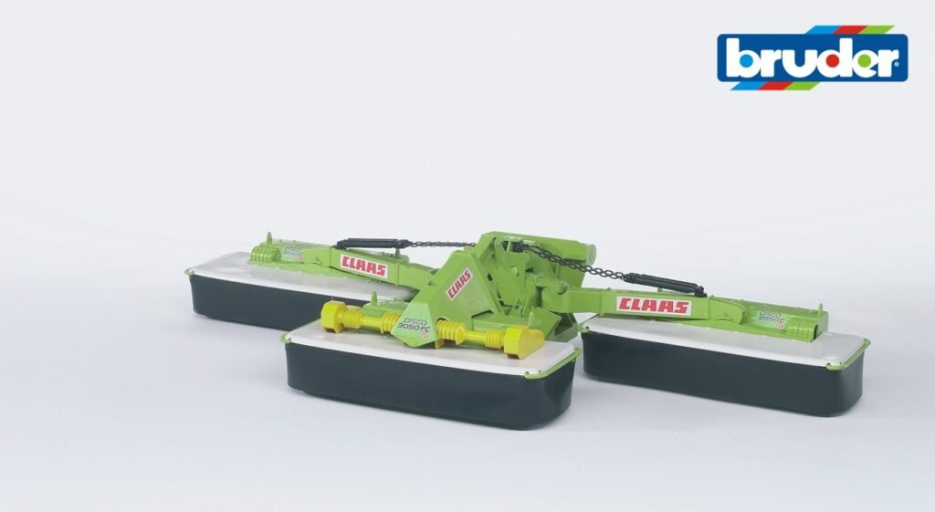 Claas Disco 8550 C Plus Dreifach-Mähwerk roadmax traktor mit frontlader und kippanhänger