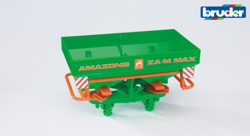 Zubehör: Amazone Düngerstreuer roadmax traktor mit frontlader und kippanhänger